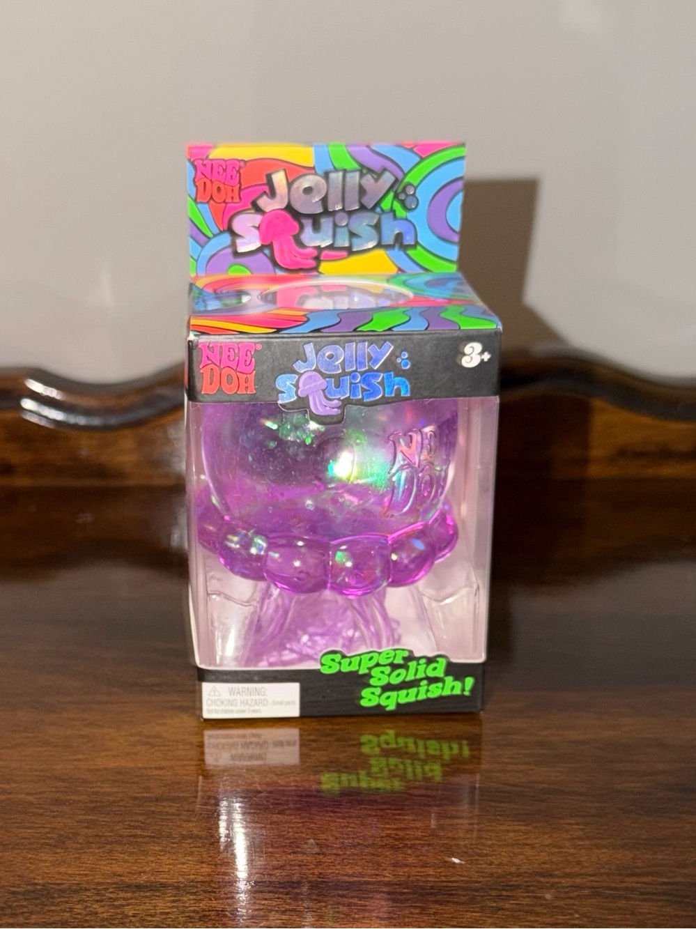 Jelly Squish - NeeDoh- by Schylling- authentic- color purple